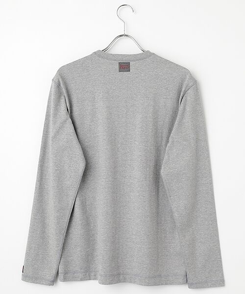 PAPAS / パパス Tシャツ | ●定番●40/2天竺 カジキプリント 長袖Tシャツ | 詳細7