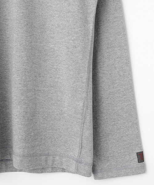 PAPAS / パパス Tシャツ | ●定番●40/2天竺 カジキプリント 長袖Tシャツ | 詳細9