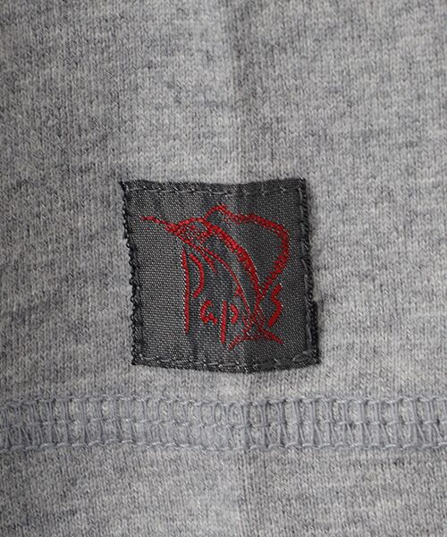 PAPAS / パパス Tシャツ | ●定番●40/2天竺 カジキプリント 長袖Tシャツ | 詳細11