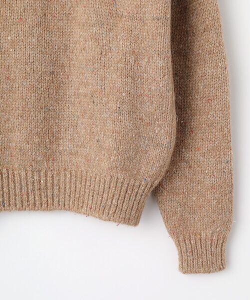 PAPAS / パパス ニット・セーター | ローゲージカラフルネップ天竺3G ヘンリーネックセーター | 詳細3