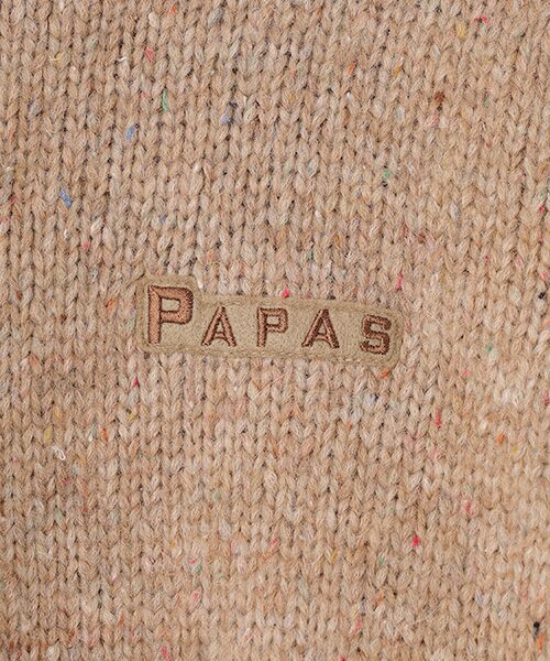 PAPAS / パパス ニット・セーター | ローゲージカラフルネップ天竺3G ヘンリーネックセーター | 詳細4