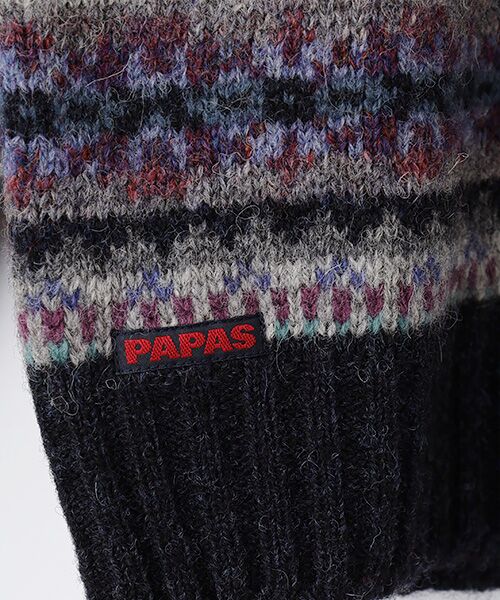 PAPAS / パパス ニット・セーター | <JAMIESON'S>フェアアイル総柄5G クルーネックセーター | 詳細6