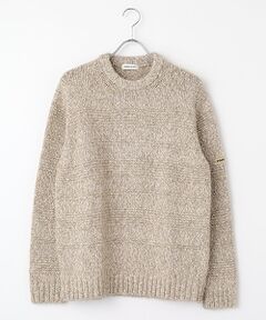 PAPAS / パパス ニット・セーター | コットンアルパカローゲージ クルーネックセーター