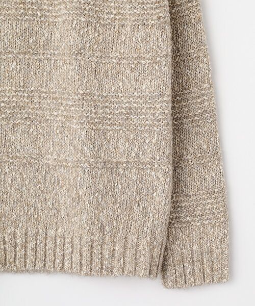 PAPAS / パパス ニット・セーター | コットンアルパカローゲージ クルーネックセーター | 詳細3