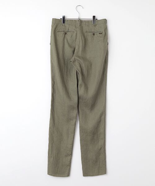 PAPAS / パパス その他パンツ | ヘンプ高密度マットビッグライズ ノータックパンツ | 詳細2