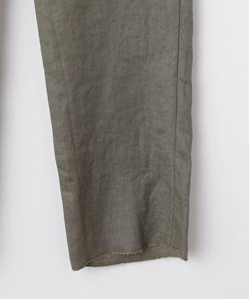 PAPAS / パパス その他パンツ | ヘンプ高密度マットビッグライズ ノータックパンツ | 詳細5