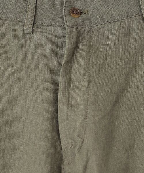 PAPAS / パパス その他パンツ | ヘンプ高密度マットビッグライズ ノータックパンツ | 詳細7