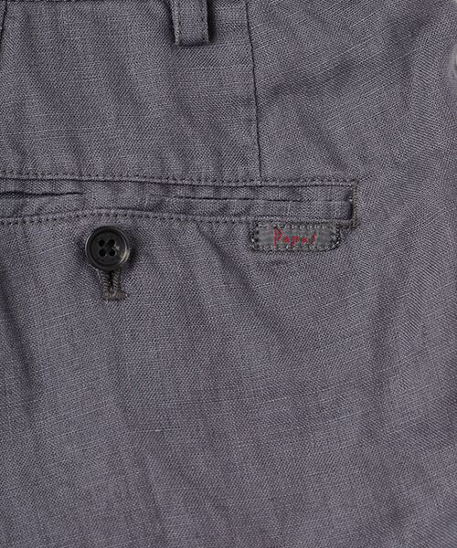 PAPAS / パパス その他パンツ | ヘンプ高密度マットビッグライズ ノータックパンツ | 詳細9