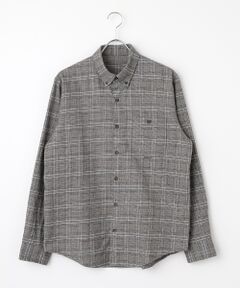 PAPAS / パパス シャツ・ブラウス | オーガニックコットン甘撚ネルチェック起毛 ボタンダウンシャツ