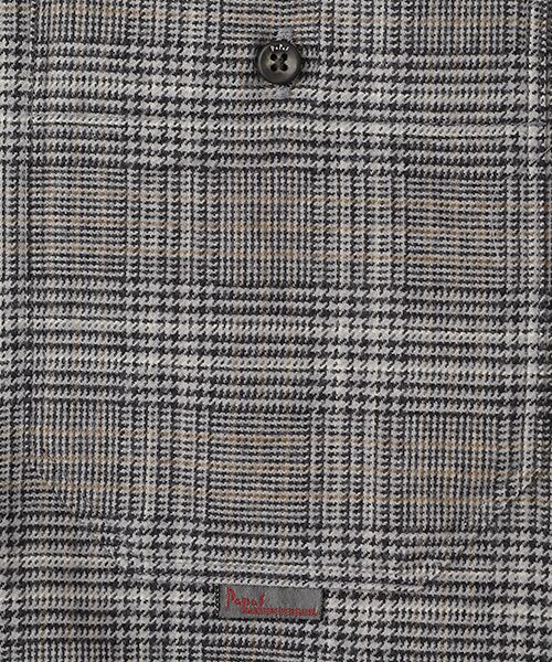 PAPAS / パパス シャツ・ブラウス | オーガニックコットン甘撚ネルチェック起毛 ボタンダウンシャツ | 詳細1