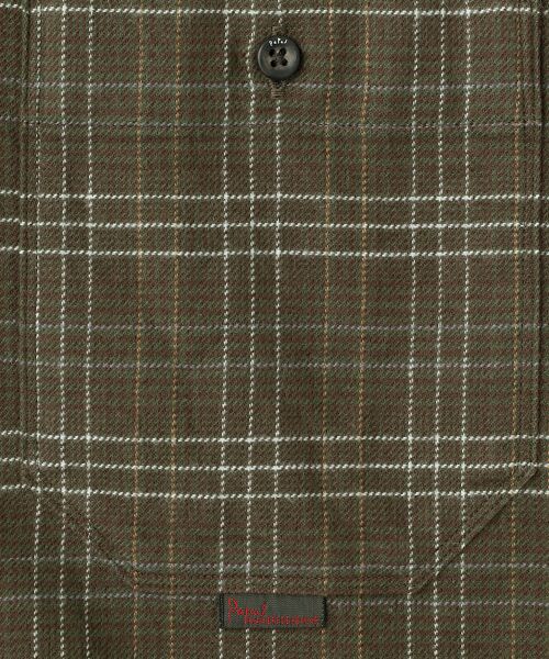 PAPAS / パパス シャツ・ブラウス | オーガニックコットン甘撚ネルチェック起毛 ボタンダウンシャツ | 詳細2