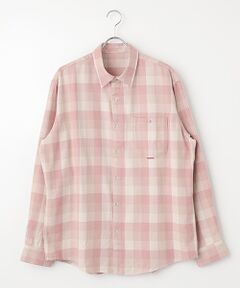 PAPAS / パパス シャツ・ブラウス | カラー杢コットンチェック両面起毛 シャツ