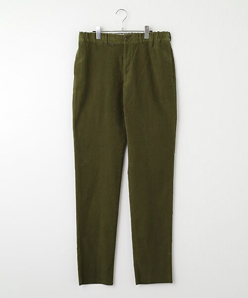 PAPAS / パパス その他パンツ | コットン甘撚ストレッチ イージーパンツ(カーキ)