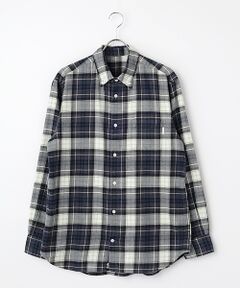 PAPAS / パパス シャツ・ブラウス | <CANCLINI>コットンメランジネル起毛チェック ボタンダウンシャツ