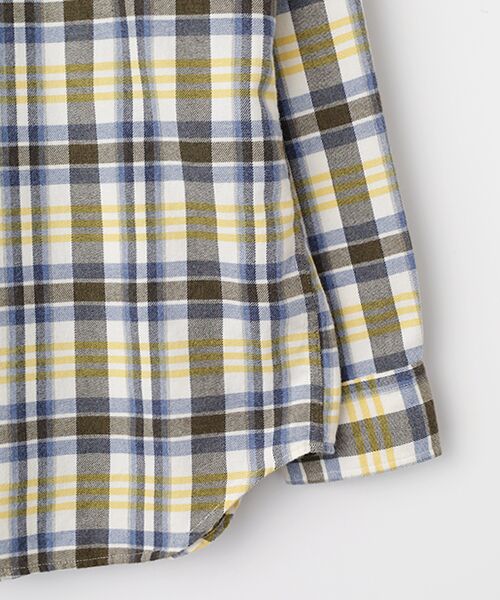 PAPAS / パパス シャツ・ブラウス | <CANCLINI>コットンメランジネル起毛チェック ボタンダウンシャツ | 詳細4