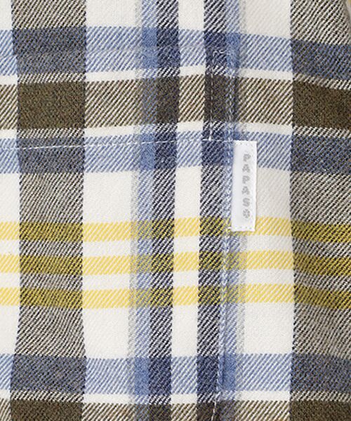 PAPAS / パパス シャツ・ブラウス | <CANCLINI>コットンメランジネル起毛チェック ボタンダウンシャツ | 詳細5