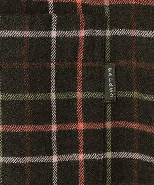 PAPAS / パパス シャツ・ブラウス | <CANCLINI>コットンメランジネル起毛チェック ボタンダウンシャツ | 詳細7