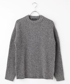 PAPAS / パパス ニット・セーター | ウール三ツ杢5G リブセーター