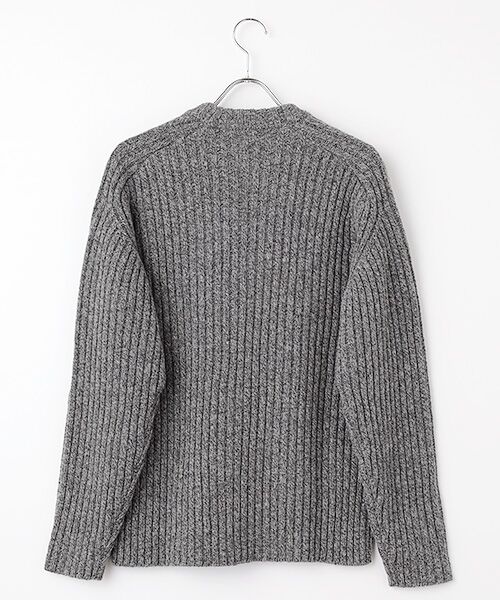 PAPAS / パパス ニット・セーター | ウール三ツ杢5G リブセーター | 詳細1