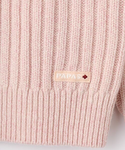 PAPAS / パパス ニット・セーター | ウール三ツ杢5G タートルネックセーター | 詳細1