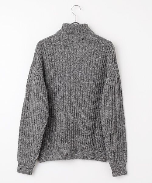 PAPAS / パパス ニット・セーター | ウール三ツ杢5G タートルネックセーター | 詳細3