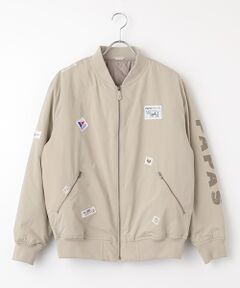 ポリエステル/ナイロン テクノフィットタフタ MA-1型ブルゾン