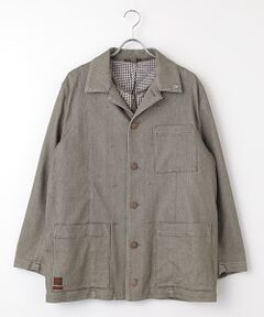 PAPAS / パパス Gジャン・デニムジャケット | 12.25ozモーションフリーストレッチ デニムブルゾン