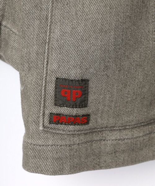 PAPAS / パパス Gジャン・デニムジャケット | 12.25ozモーションフリーストレッチ デニムブルゾン | 詳細10