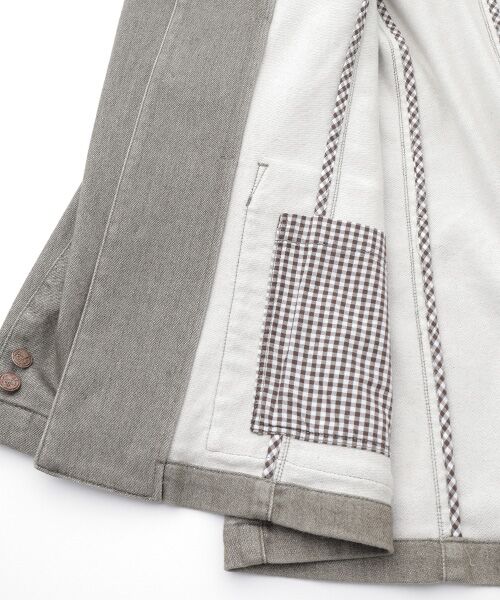 PAPAS / パパス Gジャン・デニムジャケット | 12.25ozモーションフリーストレッチ デニムブルゾン | 詳細9