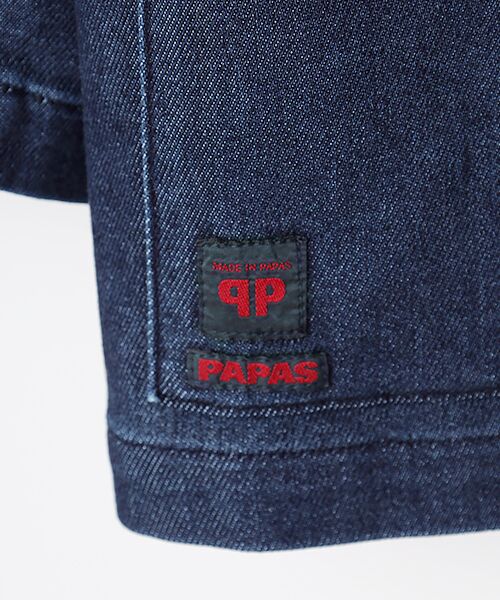 PAPAS / パパス Gジャン・デニムジャケット | 12.25ozモーションフリーストレッチ デニムブルゾン | 詳細14