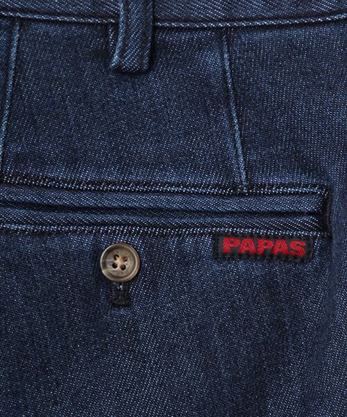 PAPAS / パパス デニムパンツ | 12.25oz モーションフリーストレッチデニム ノータックパンツ | 詳細10
