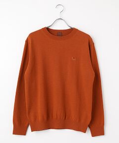 PAPAS / パパス ニット・セーター | スーパーエクストラファインウール天竺12G クルーネックセーター