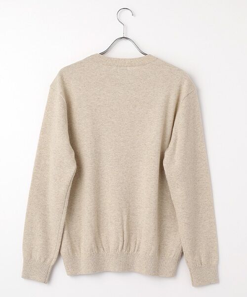 PAPAS / パパス ニット・セーター | スーパーエクストラファインウール天竺12G クルーネックセーター | 詳細1