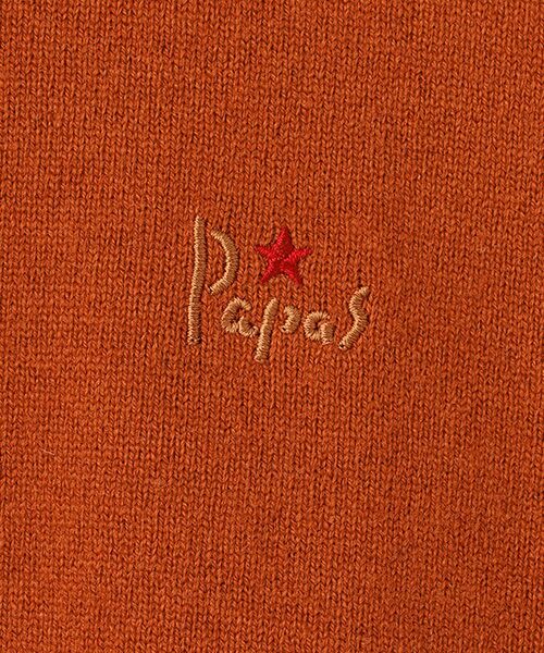 PAPAS / パパス ニット・セーター | スーパーエクストラファインウール天竺12G クルーネックセーター | 詳細5