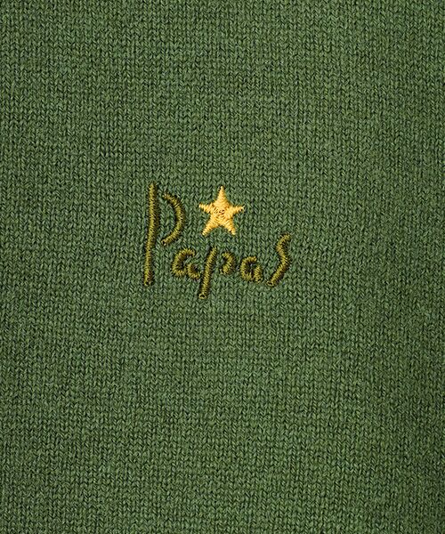 PAPAS / パパス ニット・セーター | スーパーエクストラファインウール天竺12G クルーネックセーター | 詳細6