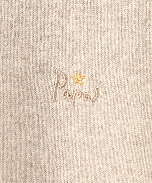 PAPAS / パパス ニット・セーター | スーパーエクストラファインウール天竺12G ハイネックセーター | 詳細1