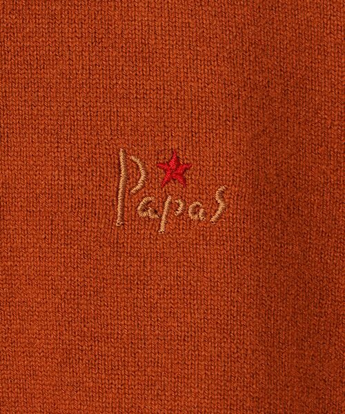 PAPAS / パパス ニット・セーター | スーパーエクストラファインウール天竺12G ハイネックセーター | 詳細2