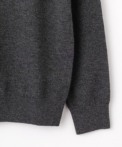 PAPAS / パパス ニット・セーター | スーパーエクストラファインウール天竺12G ハイネックセーター | 詳細5