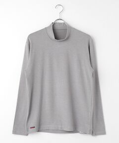 PAPAS / パパス カットソー | ソリストヒートベア天竺表起毛 ハイネックカットソー