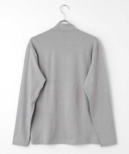 PAPAS / パパス カットソー | ソリストヒートベア天竺表起毛 ハイネックカットソー | 詳細1