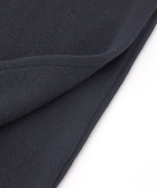 PAPAS / パパス マフラー・ショール・スヌード・ストール | ウールニットインターシャ7G ネコ柄 マフラー | 詳細2