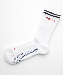 PAPAS / パパス ソックス | ロゴジャガード スポーツソックス