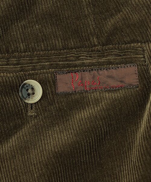 PAPAS / パパス その他パンツ | カシミヤ混アルティメイトミジンコールストレッチ ノータックパンツ | 詳細6