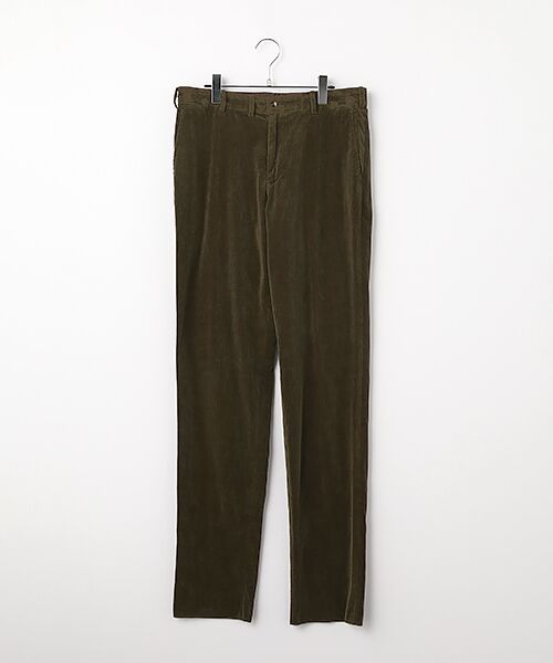 PAPAS / パパス その他パンツ | カシミヤ混アルティメイトミジンコールストレッチ ノータックパンツ（チョコブラウン）