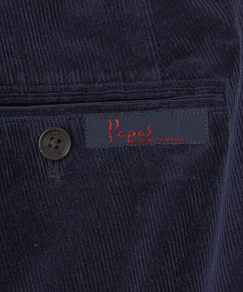 PAPAS / パパス その他パンツ | カシミヤ混アルティメイトミジンコールストレッチ ノータックパンツ | 詳細8