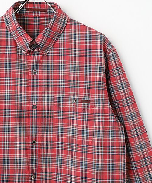 PAPAS / パパス シャツ・ブラウス | 高密度タータンチェックシャツ | 詳細2