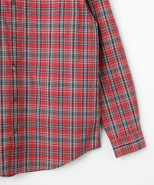 PAPAS / パパス シャツ・ブラウス | 高密度タータンチェックシャツ | 詳細3