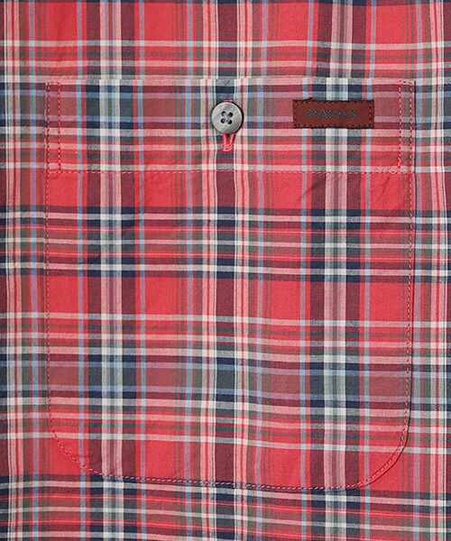 PAPAS / パパス シャツ・ブラウス | 高密度タータンチェックシャツ | 詳細4