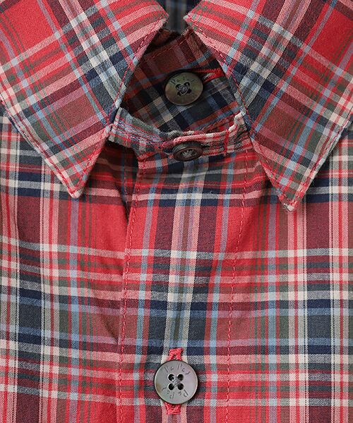 PAPAS / パパス シャツ・ブラウス | 高密度タータンチェックシャツ | 詳細5