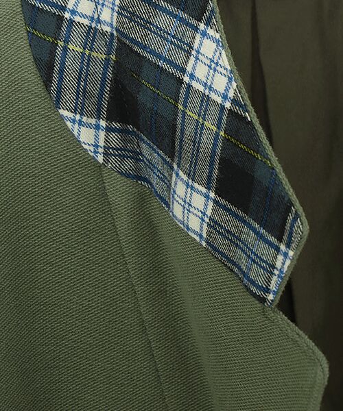 PAPAS / パパス テーラードジャケット | コットンストレッチリクラインドクロス ジャケット | 詳細6